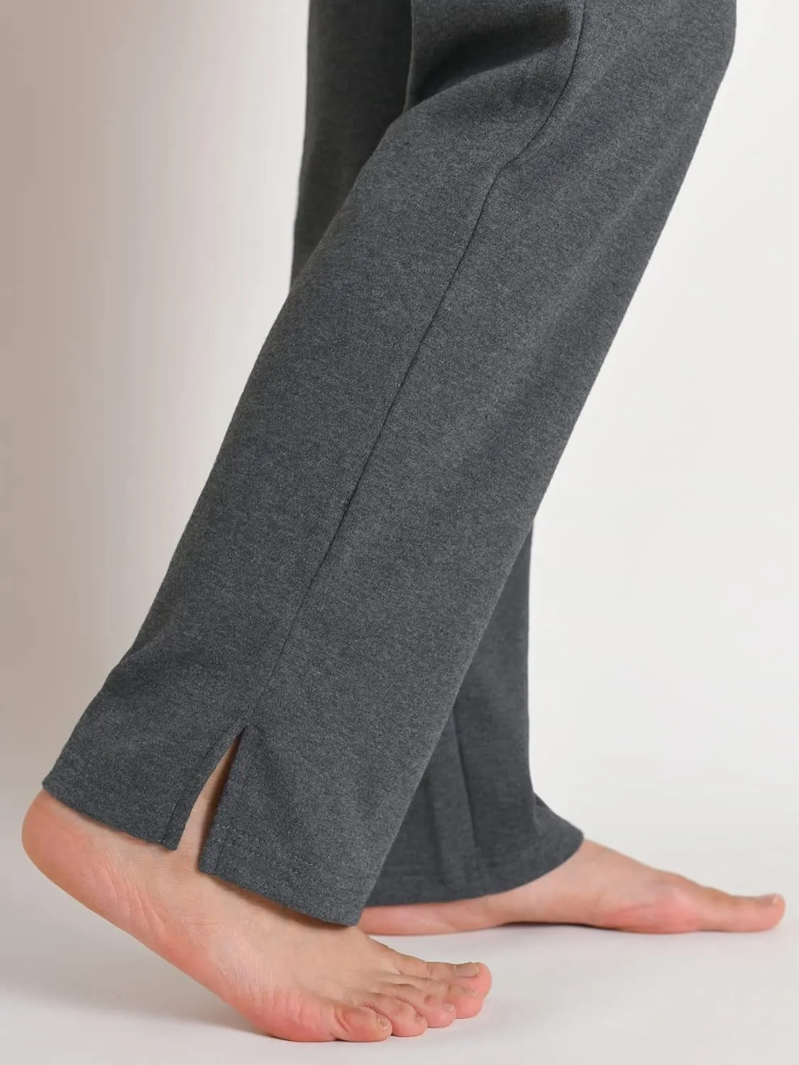 Weintee Women's Petite Knit Pants with Pockets