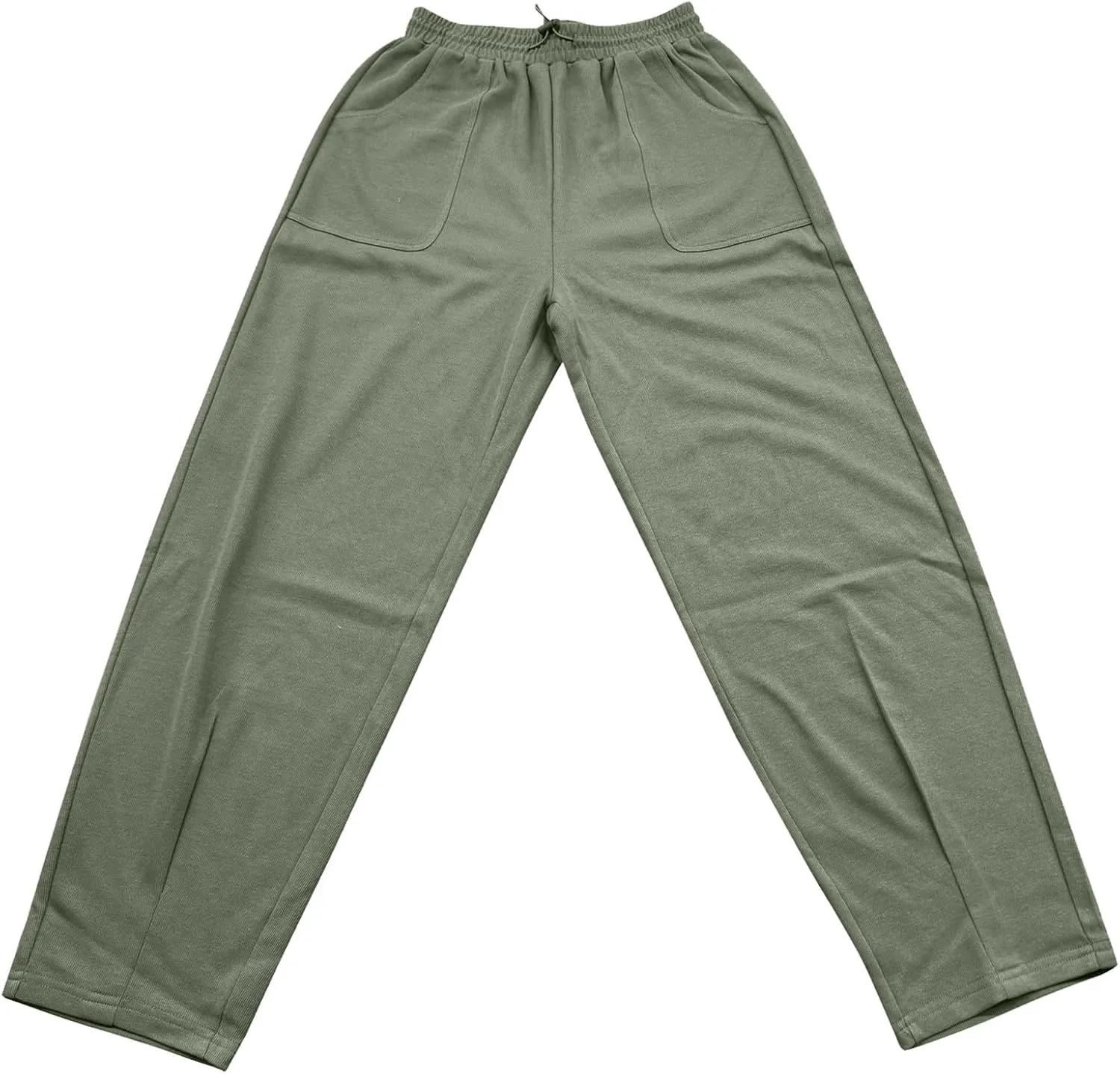 Wide Leg Harem Pants for Women Cotton Linen Casual High Waisted Trousers with Pockets Loose Fit Beach Palazzo Pants