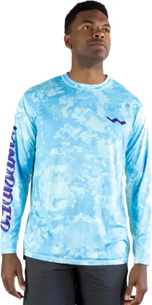 WindRider UPF 50  Sun Protection Long Sleeve Shirts for Men  Rash Guard Mens Swim Shirt for Fishing Swimming & Outdoor Fun