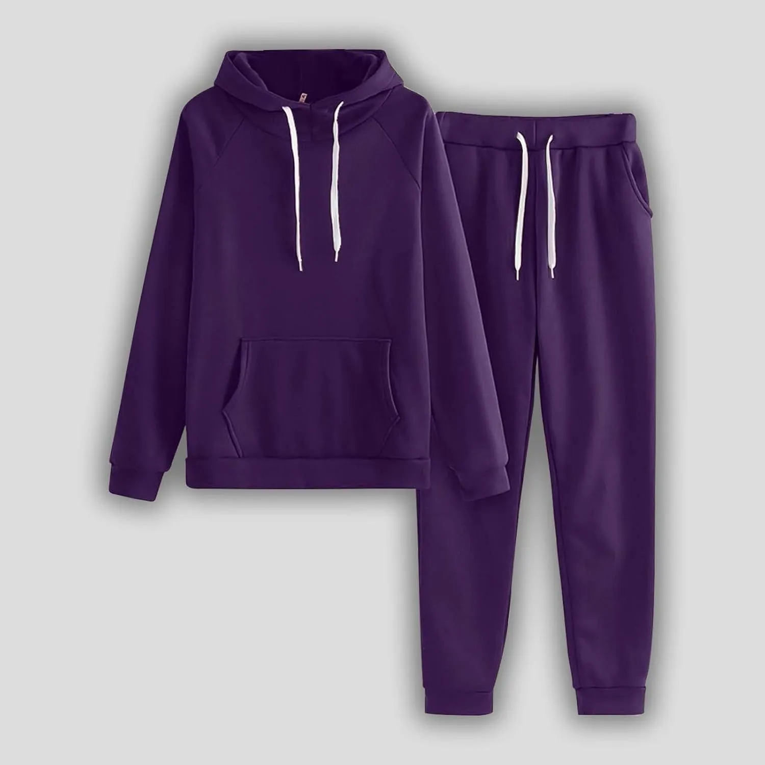 Women 2 Piece Lounge Sets Long Sleeve V Neck Clothing Outfits Jogger Sweatsuit Sets Sweatsuits