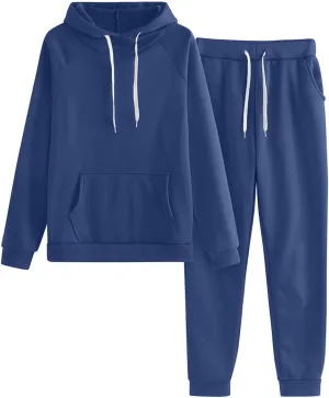 Women 2 Piece Lounge Sets Long Sleeve V Neck Winter Clothes Top and Wide Leg Pants Casual