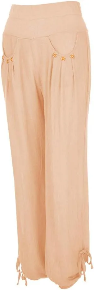 Women Linen Summer Letter Patched Pants Low Waist Long Lounge Slim Fit Pants Travel