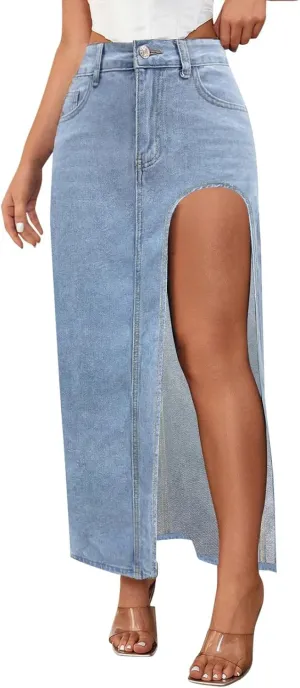 Womens Linen Blend Summer Split Flowy Pant Trousers Elastic Waist Long Lounge Loose Fit Palazzo Lounge Pants Office
