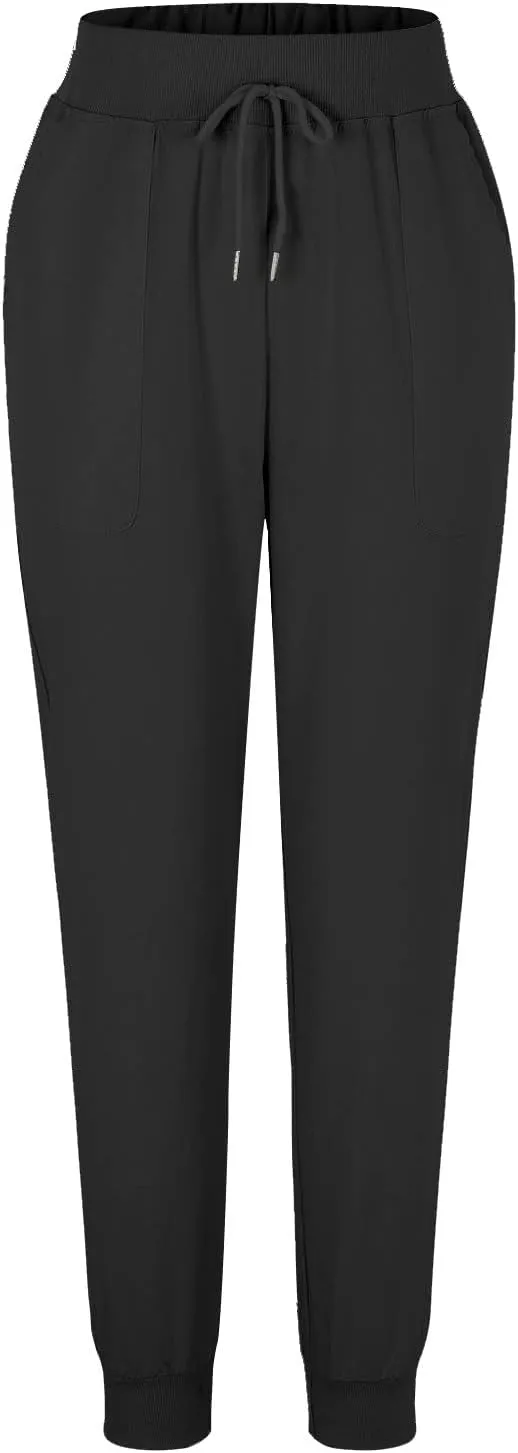 Womens Linen Blend Summer Y2K Streetwear Palazzo Lounge Pants Elastic Waisted Long Lounge Slim-Fit Pant