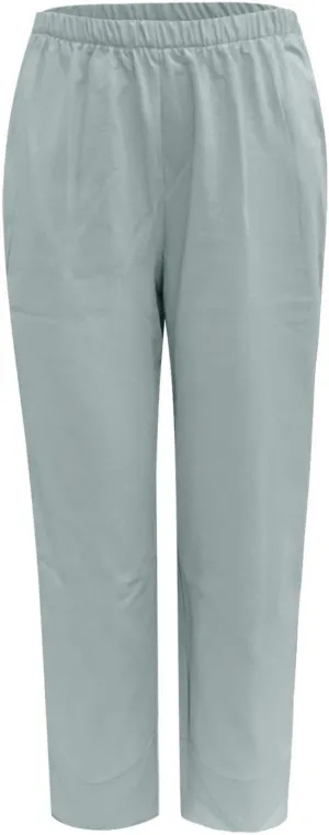 Womens Linen Pants for Summer High Waist Lightweight Lounge Trousers 2025 Trendy Casual Cropped Pants with Pockets