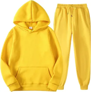 Women's Two Piece Tracksuit Fall Long Sleeve Crewneck Loose Plus Sweatshirt Wide Leg Sweatpant