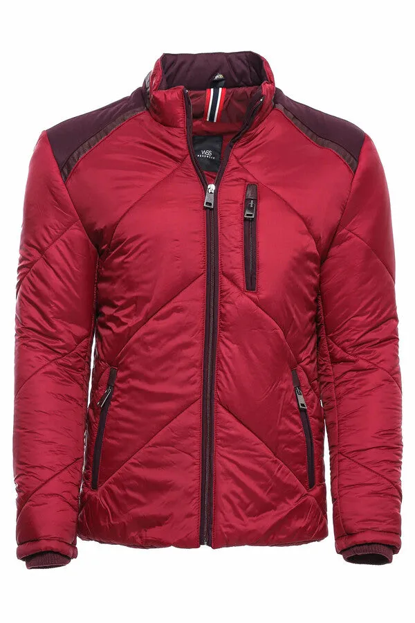 WSS Red Quilted Down Coat  - Singen